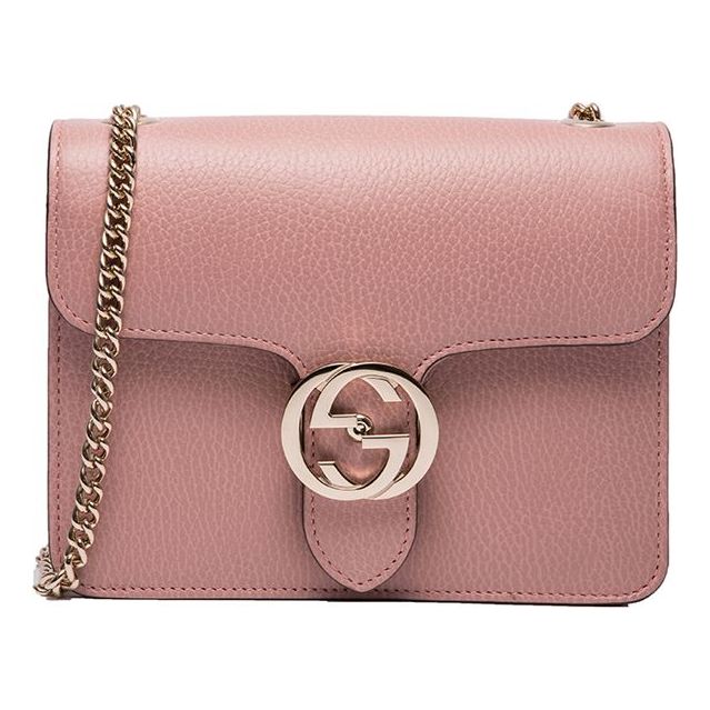 (WMNS) GUCCI Leather Bag Single-Shoulder Bag Pink 510304-CAO0G-5806