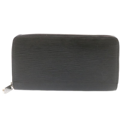 Louis Vuitton  Epi Zippy Wallet Long Wallet Black Silver M68157 LV Auth ms045