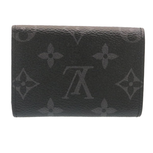 Louis Vuitton  Monogram Eclipse Discovery Compact wallet Wallet M67630 Auth 34673