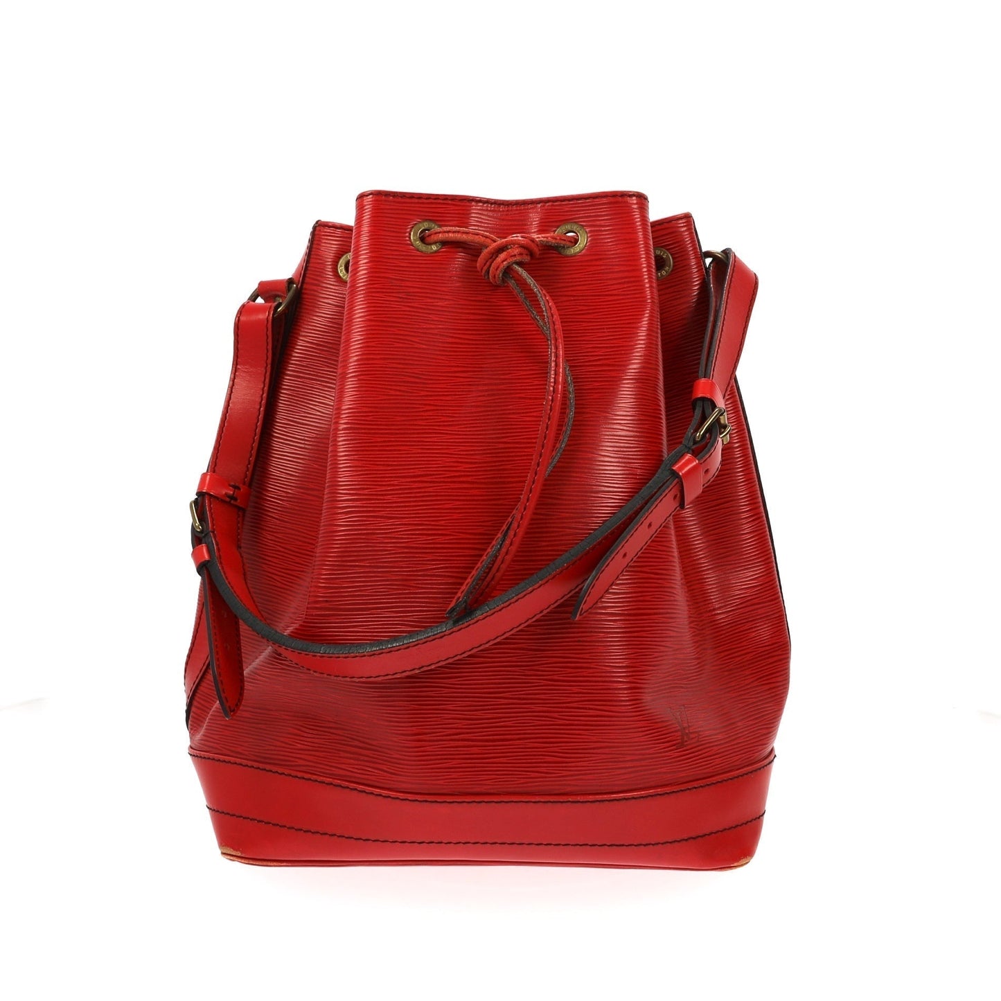 Louis Vuitton  Noe Shoulder Bag in Red Leather