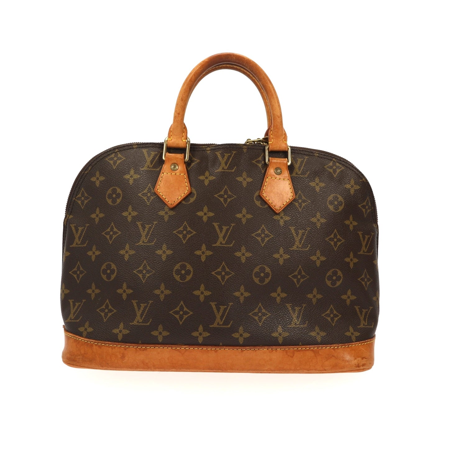 Louis Vuitton  Alma Handbag in Brown Canvas