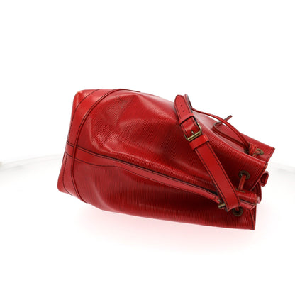 Louis Vuitton  Noe Shoulder Bag in Red Leather