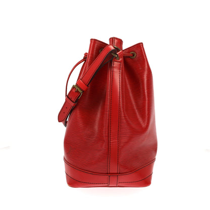 Louis Vuitton  Noe Shoulder Bag in Red Leather