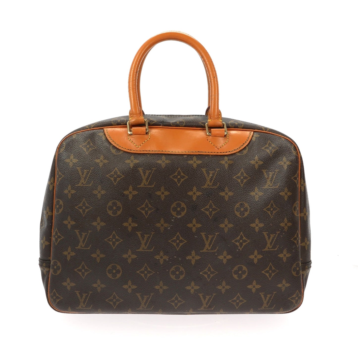 Louis Vuitton  Deauville Handbag in Brown Canvas