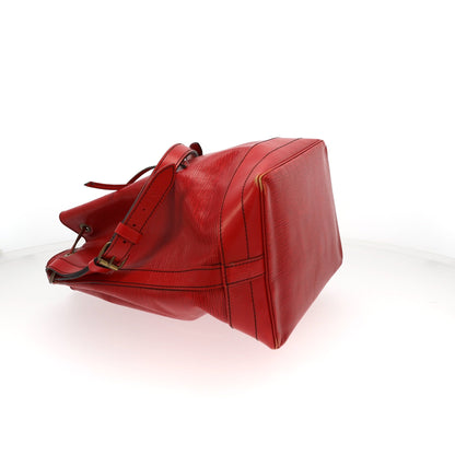 Louis Vuitton  Noe Shoulder Bag in Red Leather