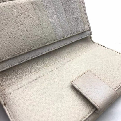 Gucci Bifold Wallet Beige and Light Blue Medium Size