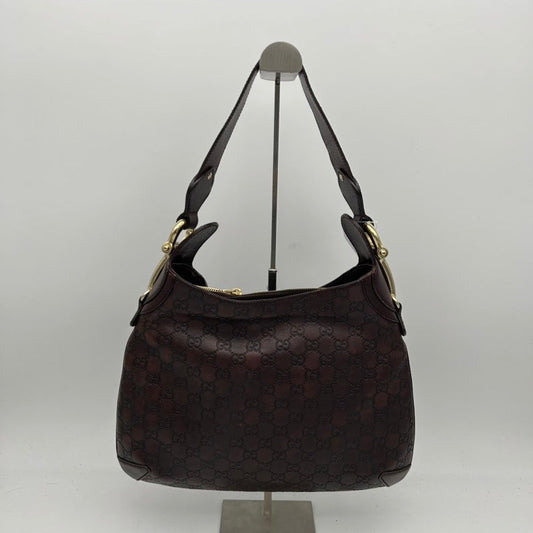 Gucci Brown Leather Shoulder Bag Medium