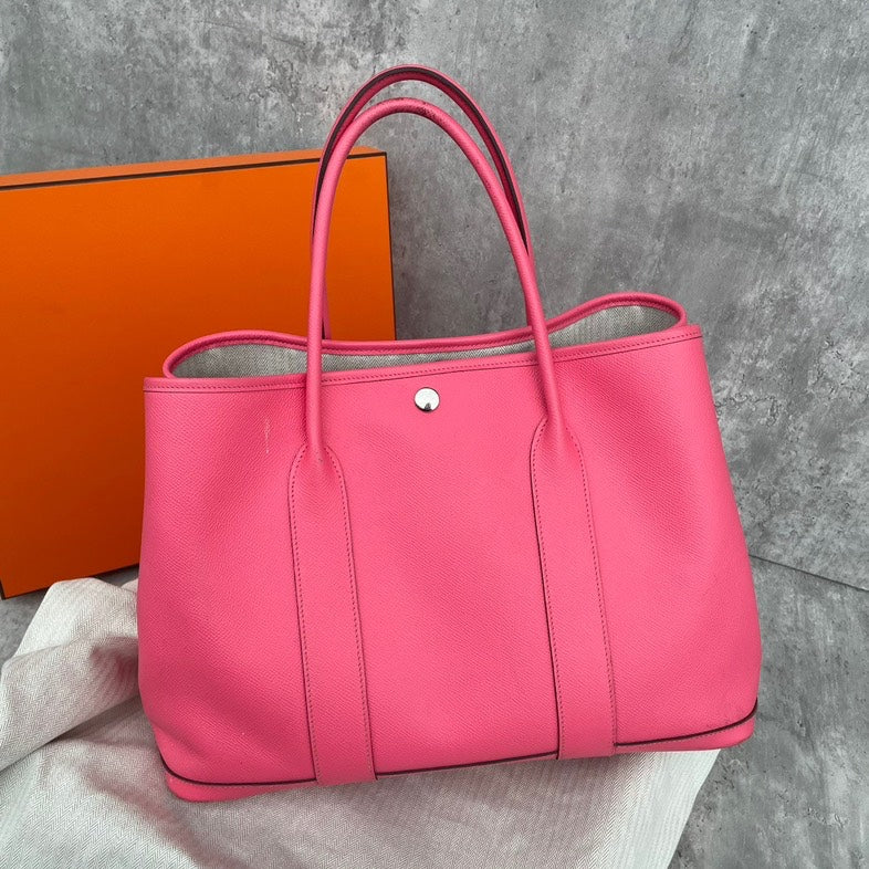 Hermes Garden Party Rose Extreme Tote Bag 2017