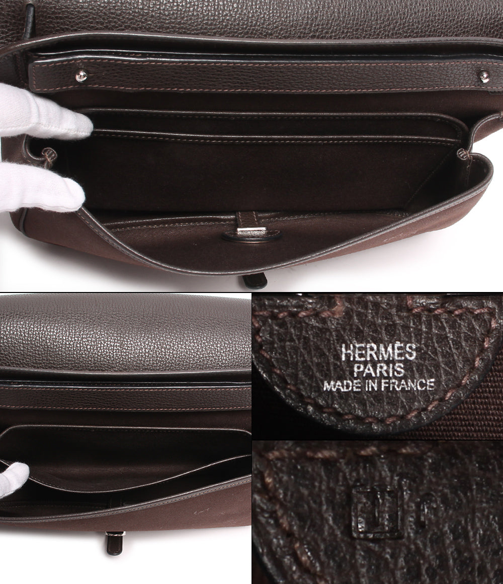 Hermes Brown Leather Shoulder Bag