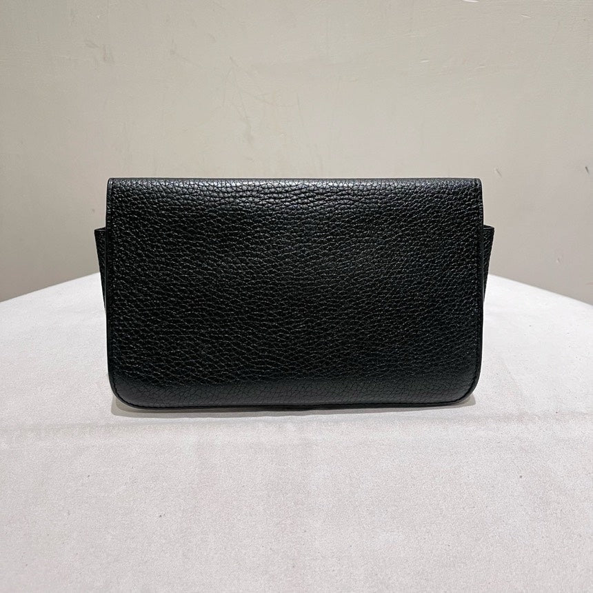 Hermes Dogon Calfskin Black Wallet