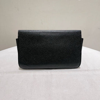 Hermes Dogon Calfskin Black Wallet