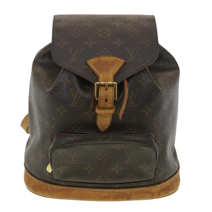 Louis Vuitton  Monogram Montsouris MM Backpack M51136 LV Auth rd4228