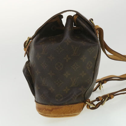 Louis Vuitton  Monogram Montsouris MM Backpack M51136 LV Auth rd4228