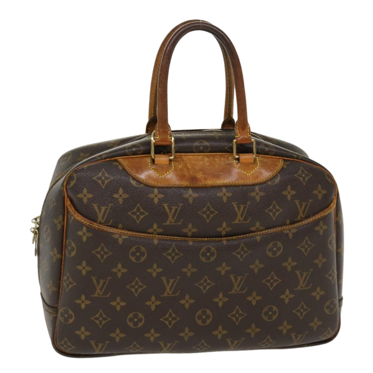 Louis Vuitton  Monogram Deauville Hand Bag M47270 LV Auth rd4491