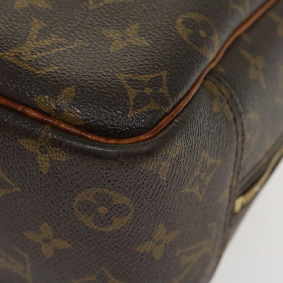 Louis Vuitton  Monogram Deauville Hand Bag M47270 LV Auth rd4491