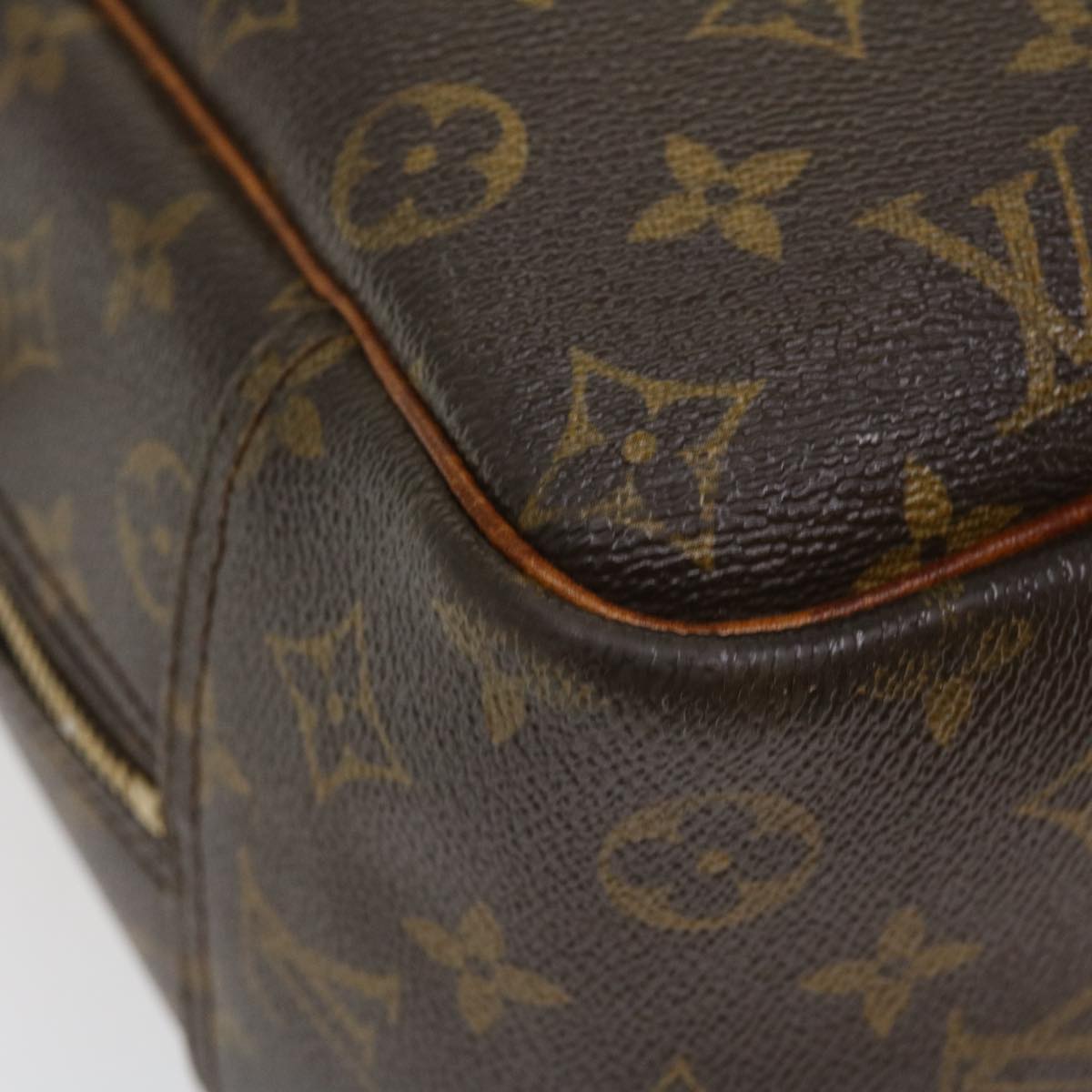 Louis Vuitton  Monogram Deauville Hand Bag M47270 LV Auth rd4491