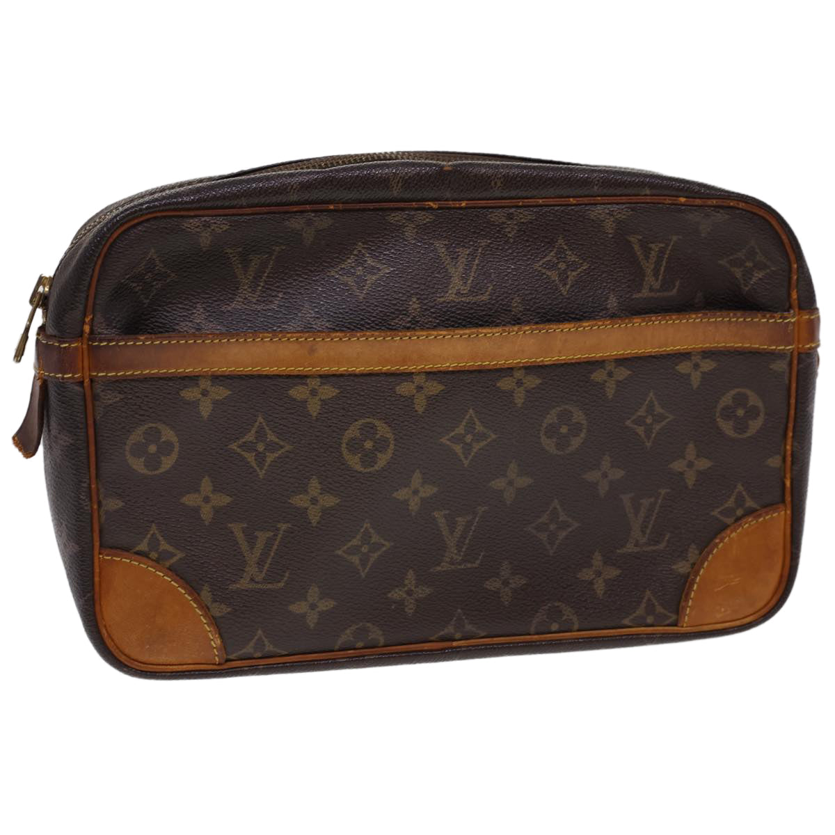 Louis Vuitton  Monogram Compiegne 28 Clutch Bag M51845 LV Auth rd4714