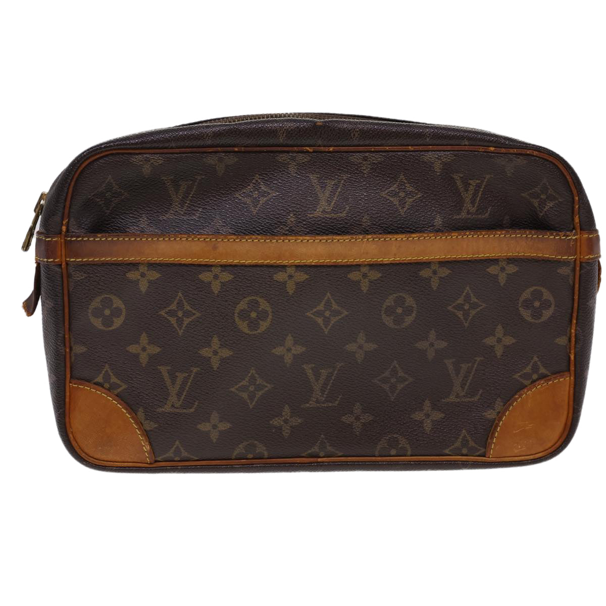 Louis Vuitton  Monogram Compiegne 28 Clutch Bag M51845 LV Auth rd4714