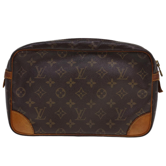 Louis Vuitton  Monogram Compiegne 28 Clutch Bag M51845 LV Auth rd4714