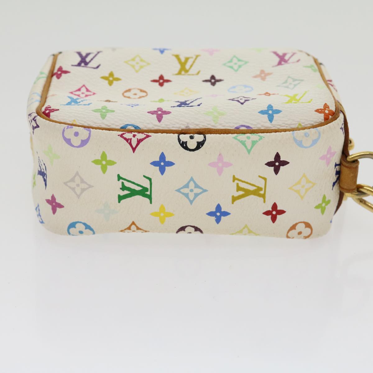 Louis Vuitton  Monogram Multicolor Trousse Wapity Pouch White M58033 Auth rh244