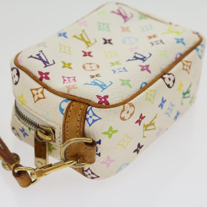 Louis Vuitton  Monogram Multicolor Trousse Wapity Pouch White M58033 Auth rh244