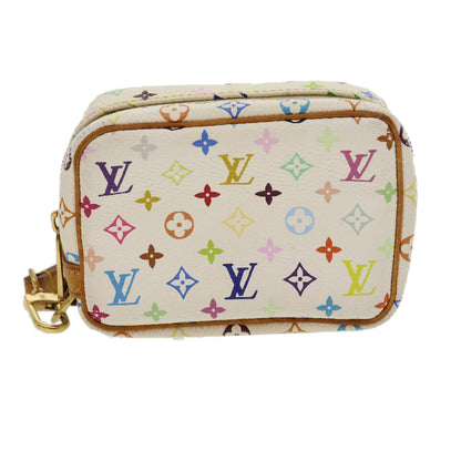 Louis Vuitton  Monogram Multicolor Trousse Wapity Pouch White M58033 Auth rh244