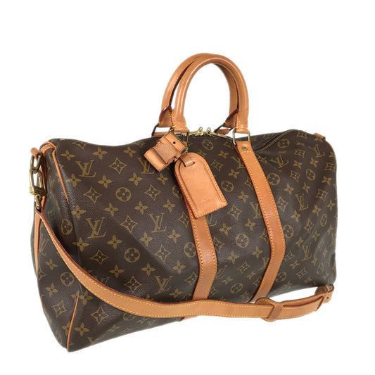 Louis Vuitton  Monogram keepall Bandolier 45 2WAYShoulder Boston Bag