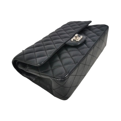 Chanel Classic Double Flap Medium Black Caviar Silver - first payment