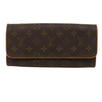 Louis Vuitton  Monogram Pochette Twin GM Shoulder Bag M51852 LV Auth ro350