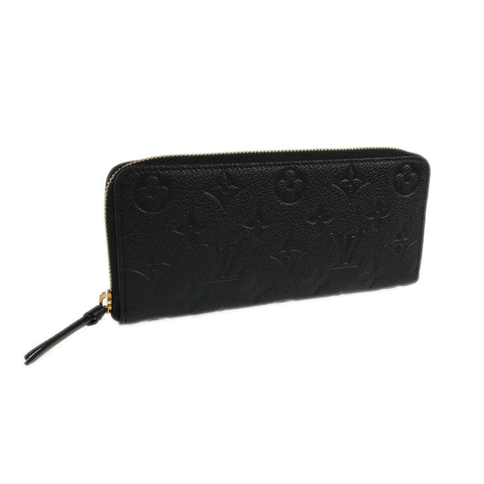 Louis Vuitton  Monogram Empreinte Portefeuille Clemence M60171 Long wallet Round zipper