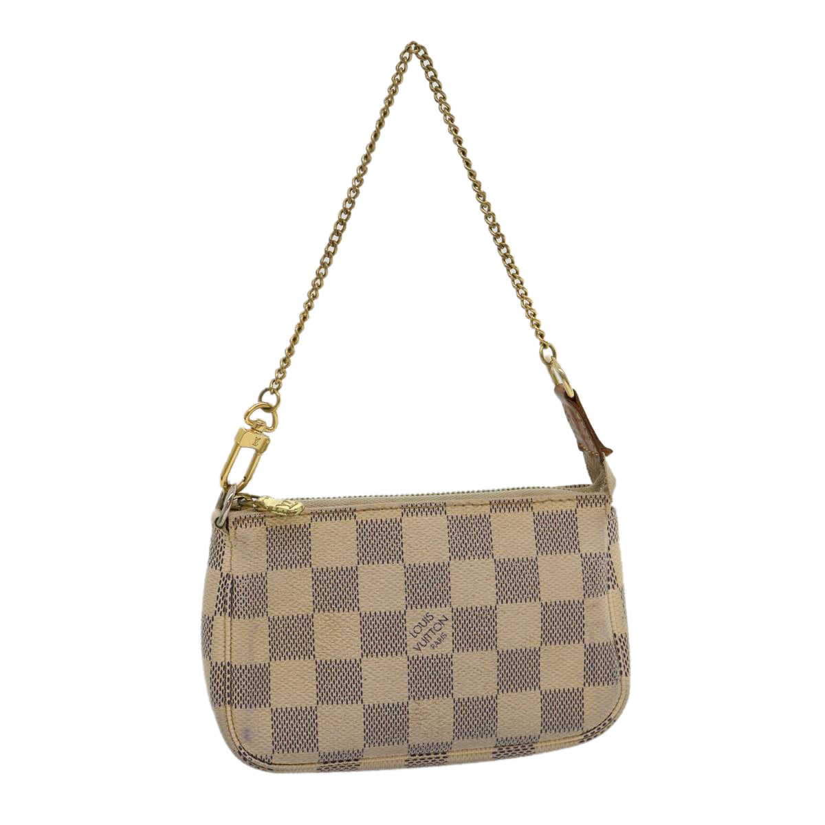 Louis Vuitton  Damier Azur Mini Pochette Accessoires Pouch N58010 LV Auth rz439