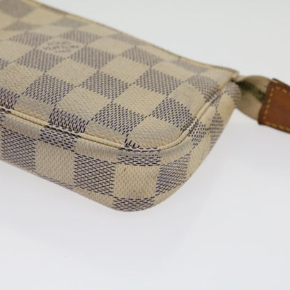 Louis Vuitton  Damier Azur Mini Pochette Accessoires Pouch N58010 LV Auth rz439