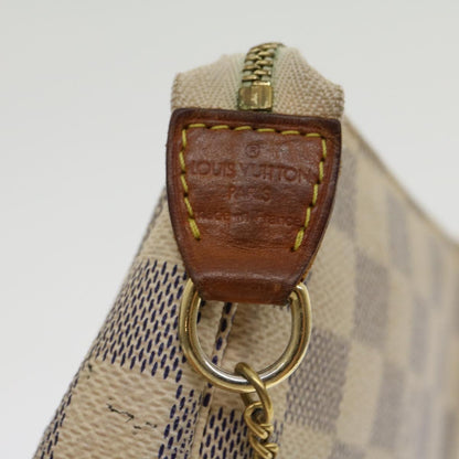 Louis Vuitton  Damier Azur Mini Pochette Accessoires Pouch N58010 LV Auth rz439