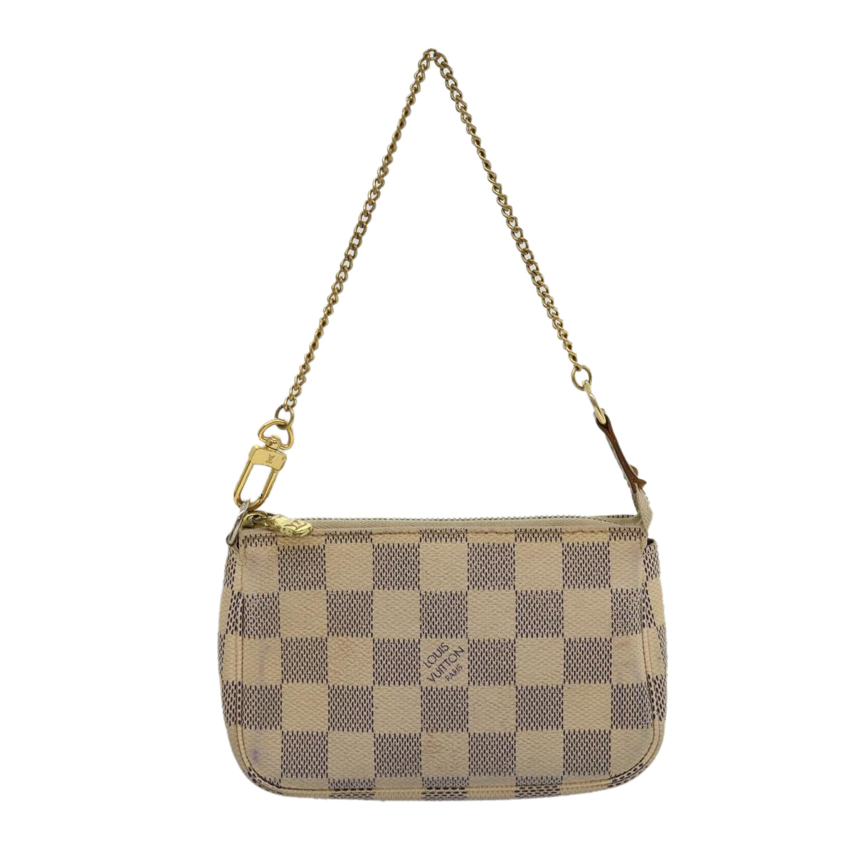 Louis Vuitton  Damier Azur Mini Pochette Accessoires Pouch N58010 LV Auth rz439