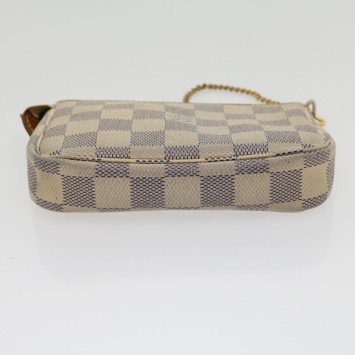 Louis Vuitton  Damier Azur Mini Pochette Accessoires Pouch N58010 LV Auth rz439