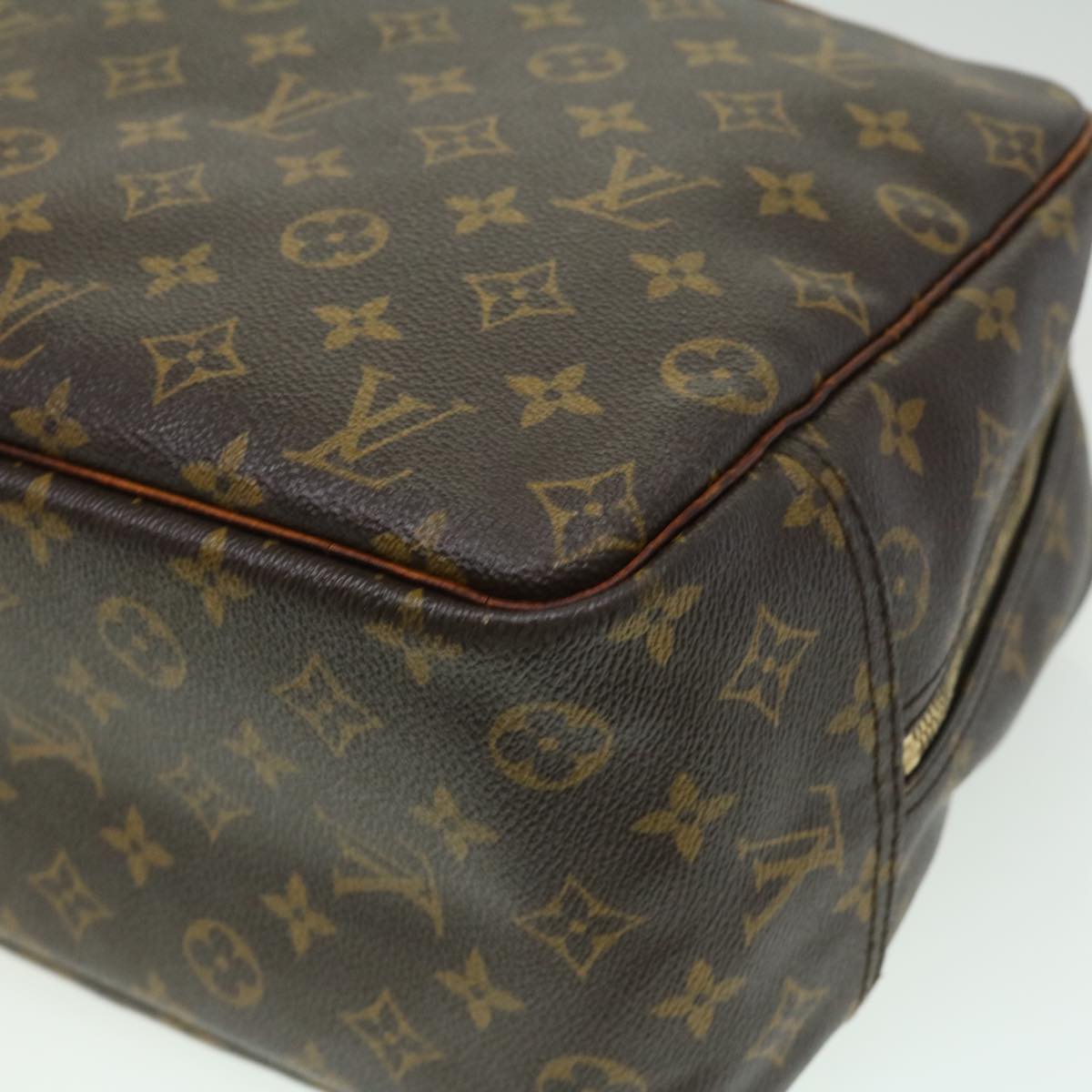 Louis Vuitton  Monogram Deauville Hand Bag M47270 LV Auth rz519