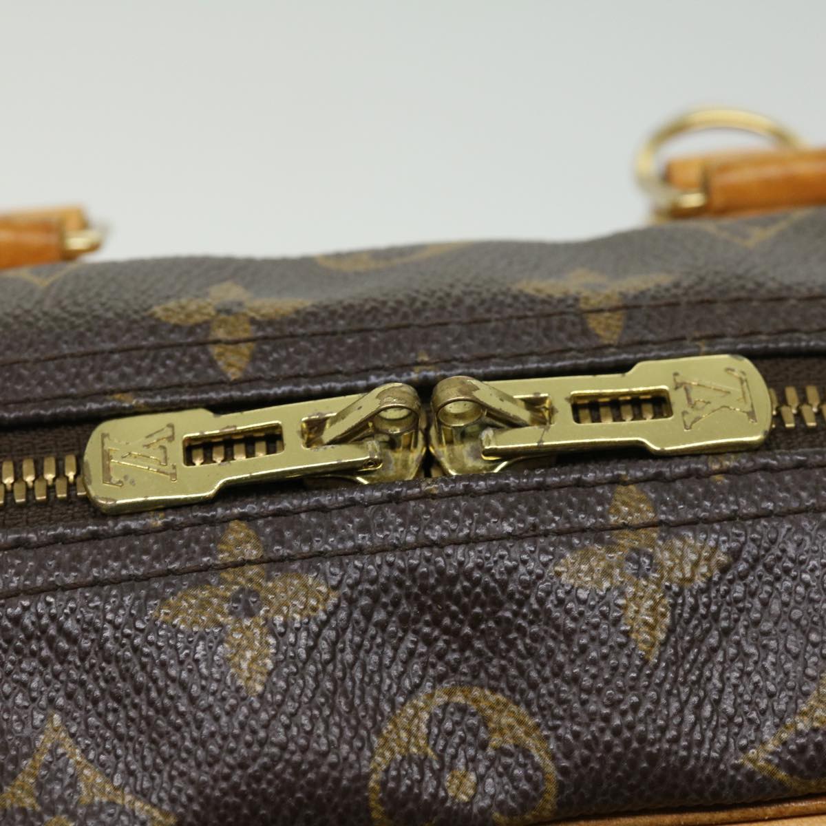 Louis Vuitton  Monogram Deauville Hand Bag M47270 LV Auth rz519