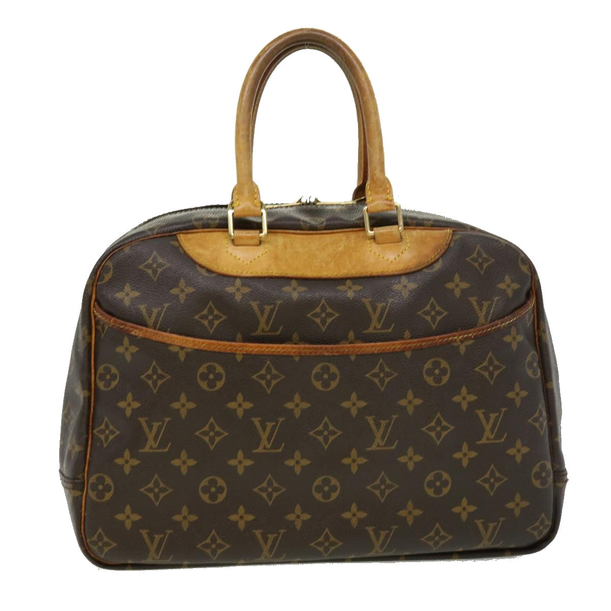 Louis Vuitton  Monogram Deauville Hand Bag M47270 LV Auth rz519