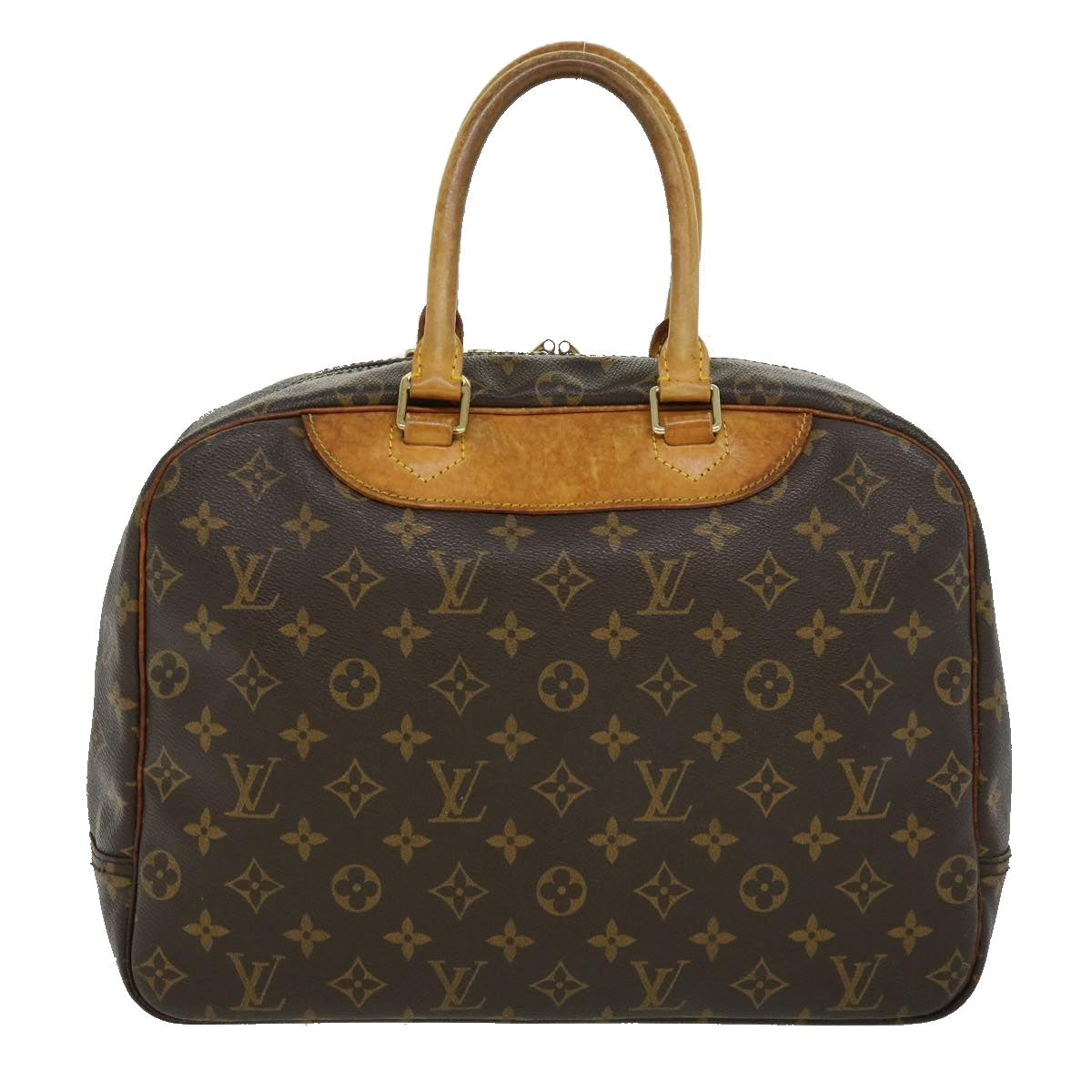 Louis Vuitton  Monogram Deauville Hand Bag M47270 LV Auth rz519