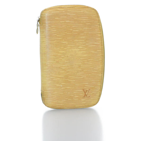 LOUIS VUITTON Epi Agenda Jeode Travel Case Yellow LV Auth am3002s