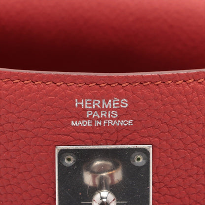 Hermes Kelly 32 Retourne Togo Geranium Palladium