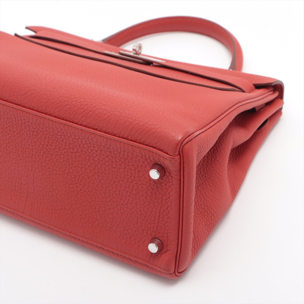 Hermes Kelly 32 Retourne Togo Geranium Palladium