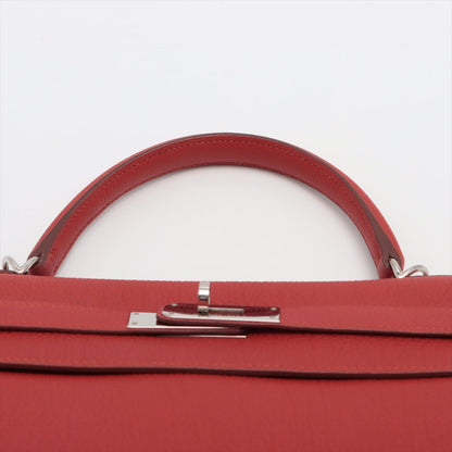 Hermes Kelly 32 Retourne Togo Geranium Palladium