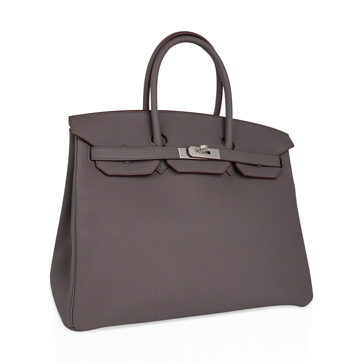 Hermes Birkin 35 Bag Etain Togo Leather with Palladium Hardware