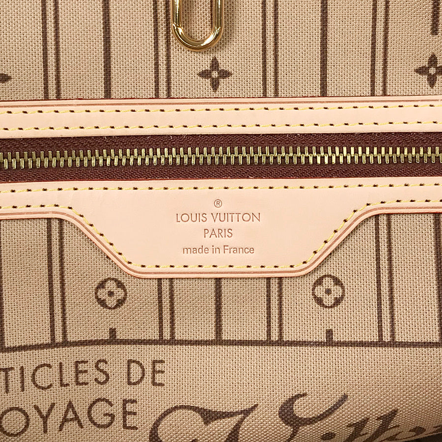 Louis Vuitton  Monogram Neverfull MM M40156 Tote Bag