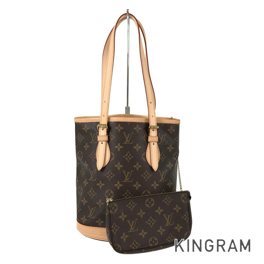 Louis Vuitton  Monogram petit bucket M42238 Tote Bag