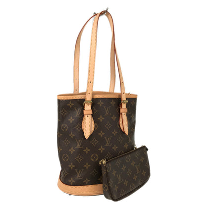 Louis Vuitton  Monogram petit bucket M42238 Tote Bag