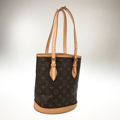 Louis Vuitton  Monogram petit bucket M42238 Tote Bag