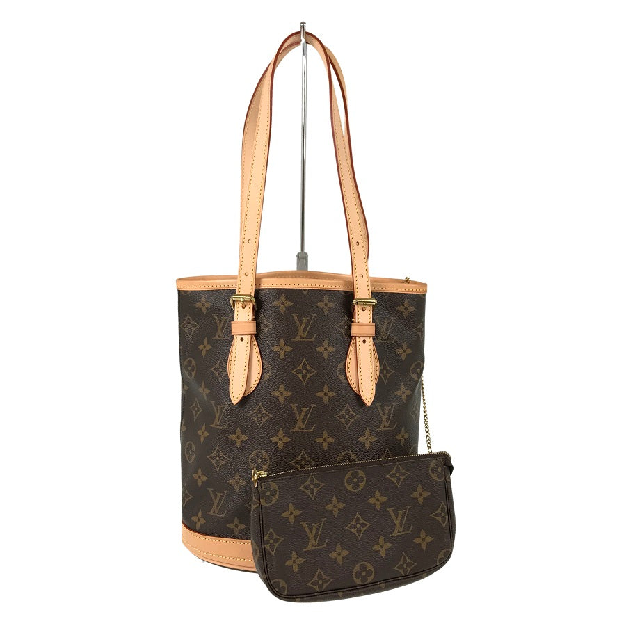 Louis Vuitton  Monogram petit bucket M42238 Tote Bag