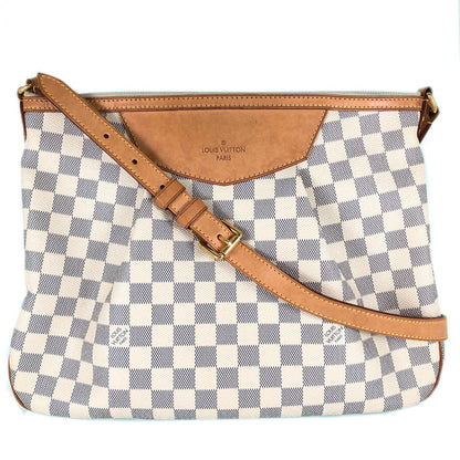 Louis Vuitton  Damier Azul Siracusa MM N41112 Shoulder Bag